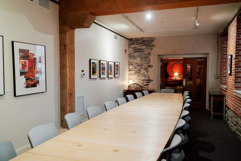 the art gallery boardroom table